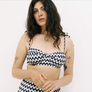 NWT Lonely Lingerie Underwire Bikini Top 32b